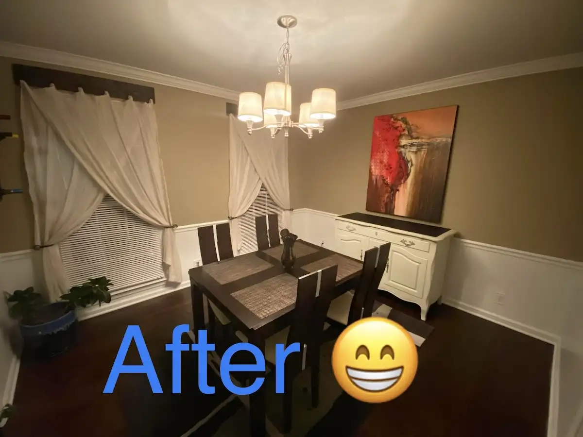 Professional dining room restoration after water damage in Beekman